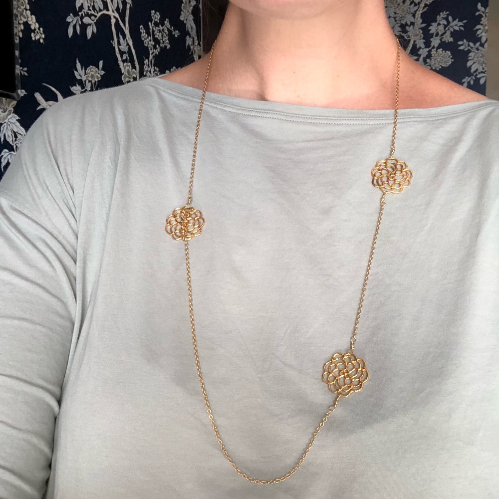 Intermix Rosette Necklace